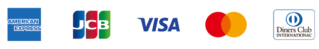 AMERICAN EXPRESS,JCB,VISA,Master Card,Diners Club