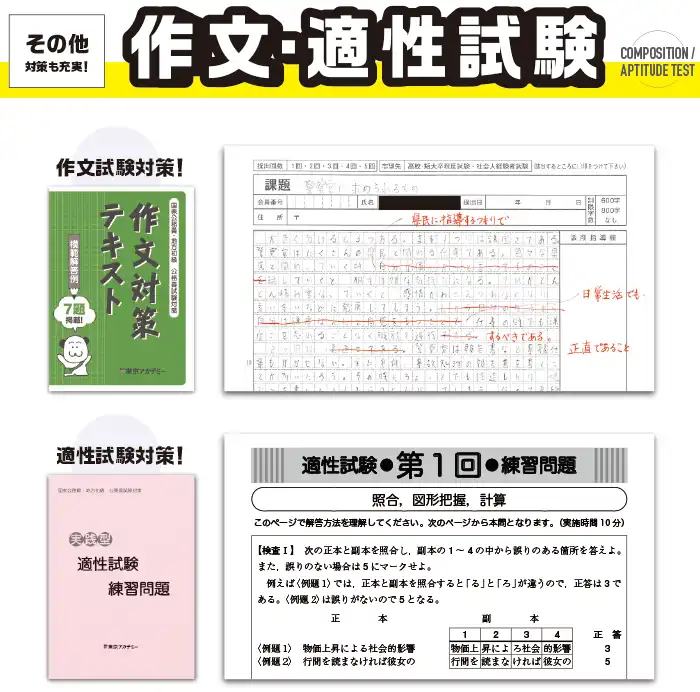 その他　作文・適性試験