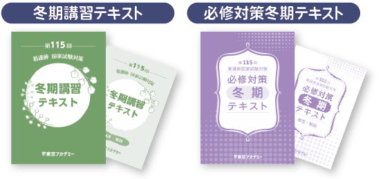 冬期講習テキスト、必修対策冬期テキスト