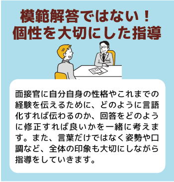 模範解答ではない！個性を大切にした指導