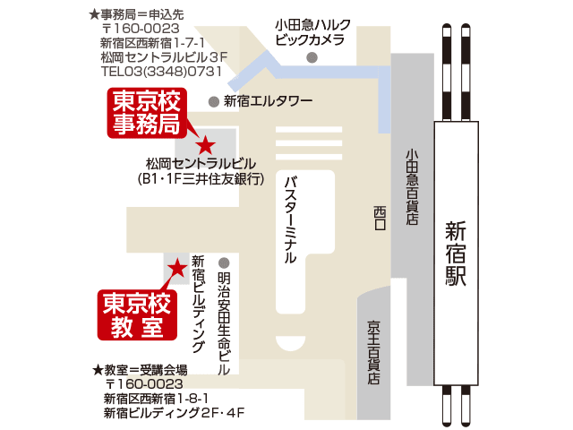 就職に直結する採用試験 国家試験の予備校 東京アカデミー東京校