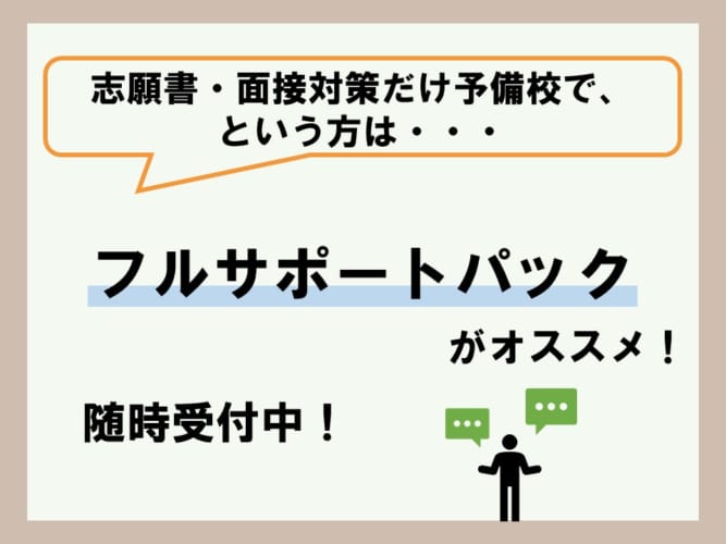 2023年度看護学校受験対策　フルサポートパック